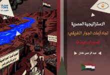 خريطة لمصر والسودان تُظهر الحدود المشتركة ونهر النيل، في سياق تحليل للعلاقات المصرية السودانية وتأثير الحرب في السودان على أمن النيل والحدود.