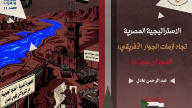 خريطة لمصر والسودان تُظهر الحدود المشتركة ونهر النيل، في سياق تحليل للعلاقات المصرية السودانية وتأثير الحرب في السودان على أمن النيل والحدود.